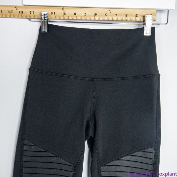 NEW Alo Yoga Women's High Waist Moto Legging in black, S - Picture 5 of 16